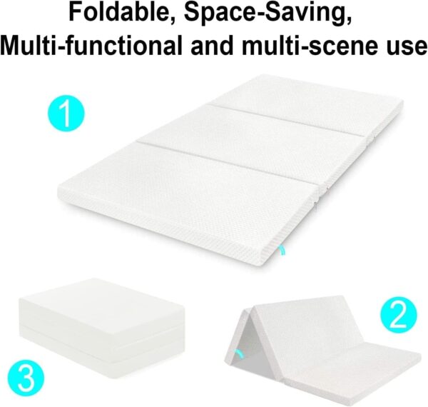 Emirates Living Folding Foam Mattress White Color - Image 6