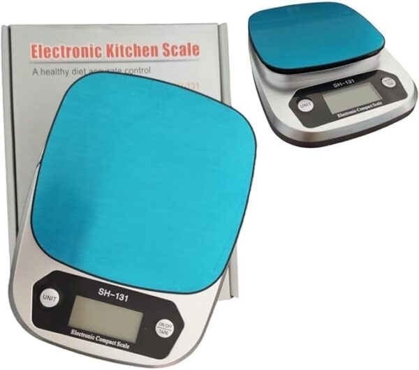 EMIRATES LIVING Multifunction Digital Kitchen Scale High Accuracy Electronic Food Weight with Large LCD Display, Stainless Steel Platform, Ultra Slim, From 11lb/5kg - Image 3