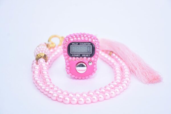EMIRATES LIVING Pearl Tasbeeh With Velvet Case - Tasbih Gift Set - Wedding Favors - Baby Showers - Eid Favor - Nikkah Gifts - Ramadan Gifts - Prayer Beads With Box - Image 2