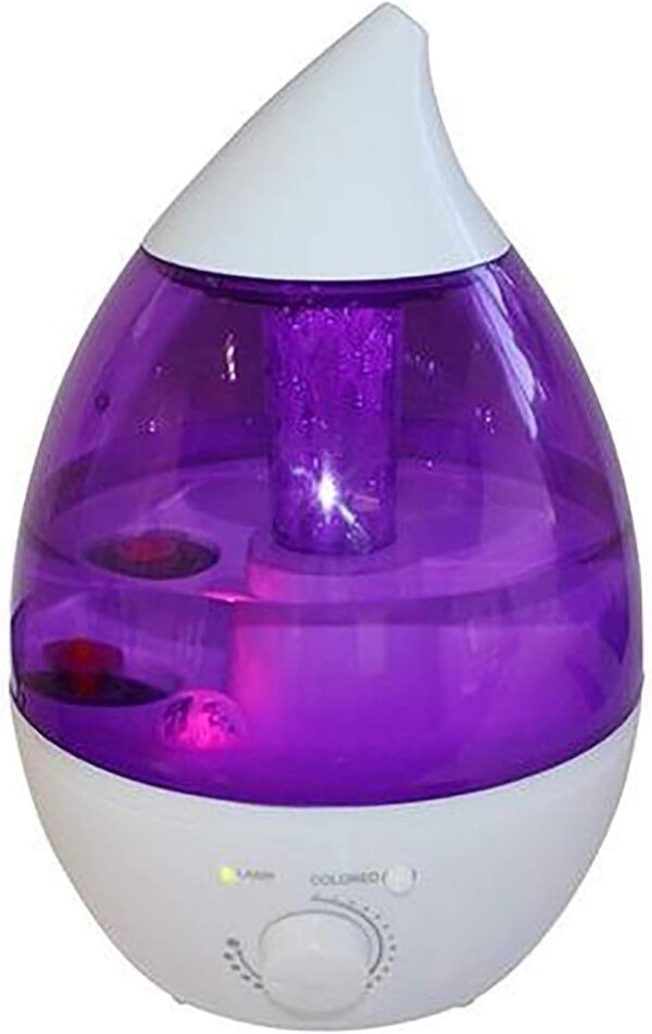 Emirates Living Humidifiers for Bedroom Baby Room with Night Light, Cool Mist Humidifier for Home,(EJ-20606) Office & Plant, Auto-Off,Quiet Operation with 360° Rotation Filter Sponge