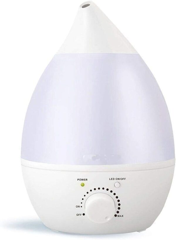 Emirates Living Humidifiers for Bedroom Baby Room with Night Light, Cool Mist Humidifier for Home,(EJ-20606) Office & Plant, Auto-Off,Quiet Operation with 360° Rotation Filter Sponge - Image 3