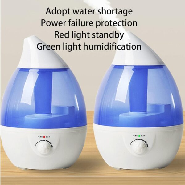 Emirates Living Humidifiers for Bedroom Baby Room with Night Light, Cool Mist Humidifier for Home,(EJ-20606) Office & Plant, Auto-Off,Quiet Operation with 360° Rotation Filter Sponge - Image 7