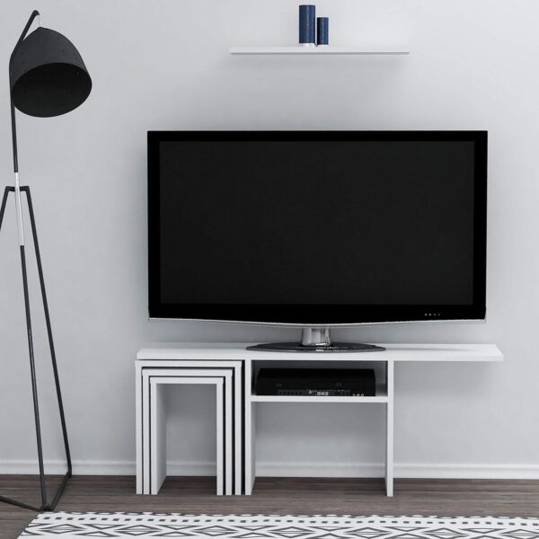 Emirates Living TV Stand NA Bianco
