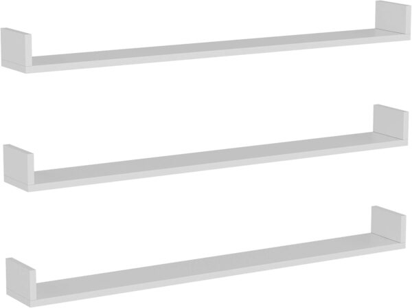 Emirates Living Shelf, Melamine Chipboard, White - Image 4