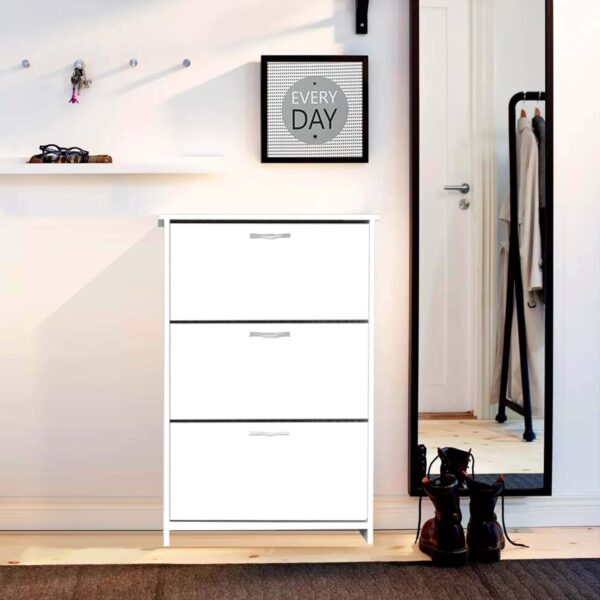 Emirates Living Bianco Shoe Rack 72 x 25.5 x 112 cm