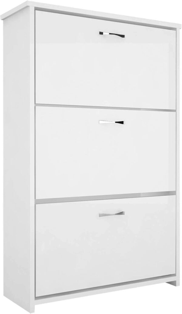 Emirates Living Bianco Shoe Rack 72 x 25.5 x 112 cm - Image 2