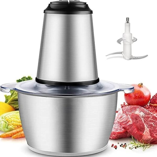 Emirates Living Electric Meat Grinder, Food Processor 3.5L Stainless Steel Meat Blender Food Chopper for Meat, Vegetables, Fruits and Nuts 850 W