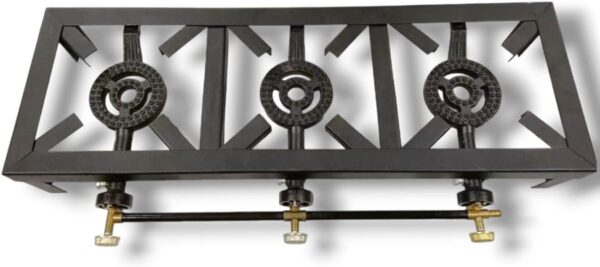 Emirates Living Gas Boiling Ring Cast Iron Burner Large LPG Stove Outdoor Cooker Iron Frame Portable Fire Control Stove STOVE-3