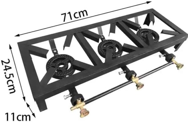 Emirates Living Gas Boiling Ring Cast Iron Burner Large LPG Stove Outdoor Cooker Iron Frame Portable Fire Control Stove STOVE-3 - Image 3