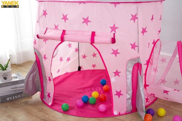 Emirates Living Kids Play Tent 3 in 1 /Set Combo Play Tent with Play Tunnel Kids Toy Tents Children Folding Play House Portable Outdoor Indoor Toy Tent - Image 5