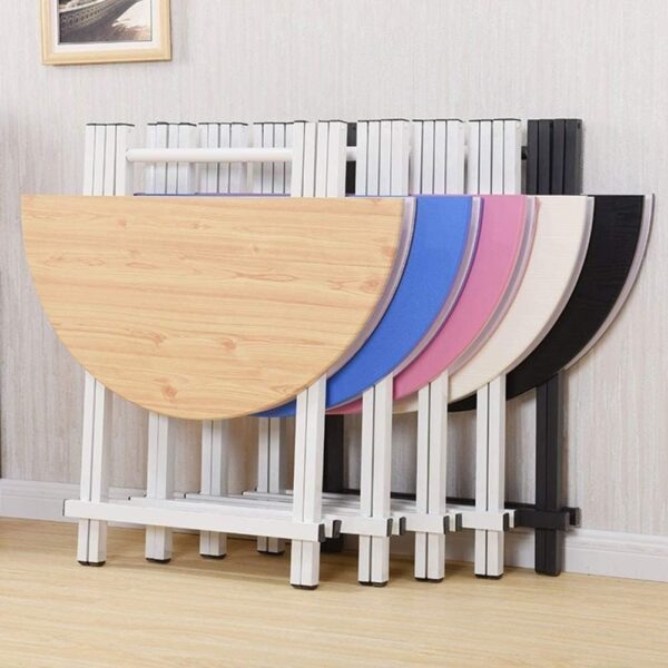Emirates Living Folding Table Couch Table Household Round Small Coffee Table Children's Desk Writing Desk Telescopic Portable Computer Desk - Image 4