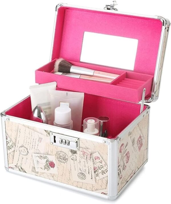 Emirates Living Jewelry Storage Box Double Layer Jewelry Box With Nmber Lock For Watch Jewelry Display,(MD-32418)