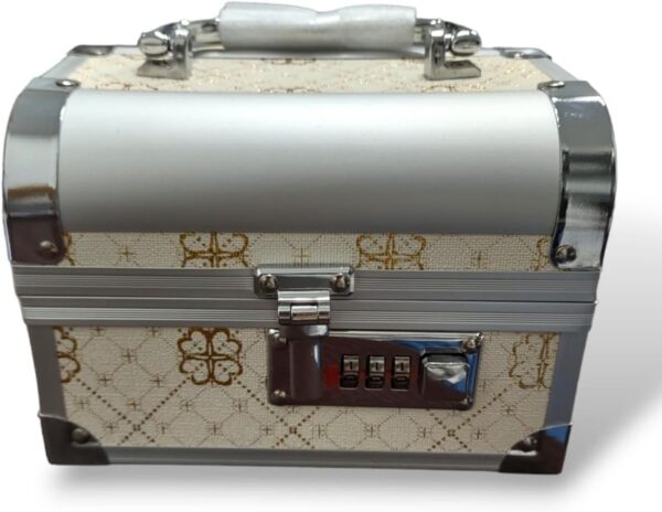 Emirates Living Jewelry Storage Box Double Layer Jewelry Box With Nmber Lock For Watch Jewelry Display,(MD-32418) - Image 7