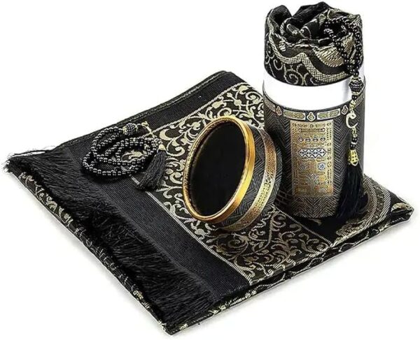 Emirates Living Muslim Prayer Rug, Traditional Style, Large, Thick, and Padded Mat, 99 Prayer Beads and a Cap Included for Men, Women and Kids(NM-30032-P) - Image 2