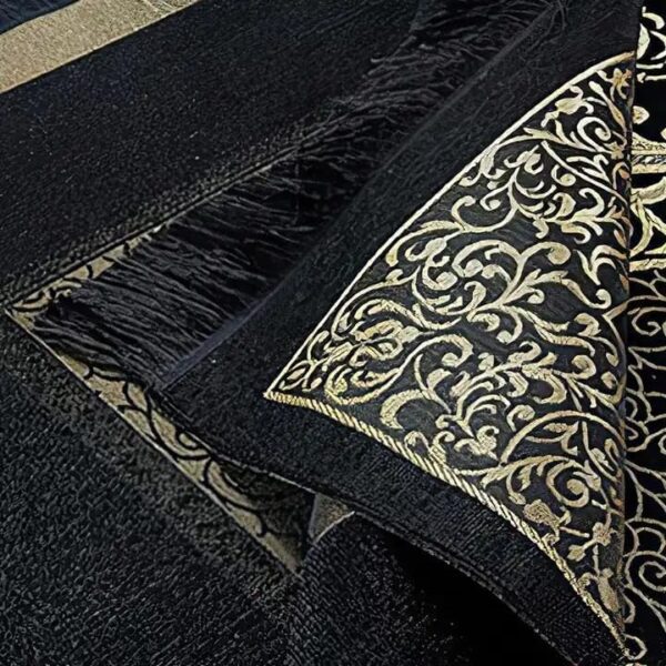 Emirates Living Muslim Prayer Rug, Traditional Style, Large, Thick, and Padded Mat, 99 Prayer Beads and a Cap Included for Men, Women and Kids(NM-30032-P) - Image 4