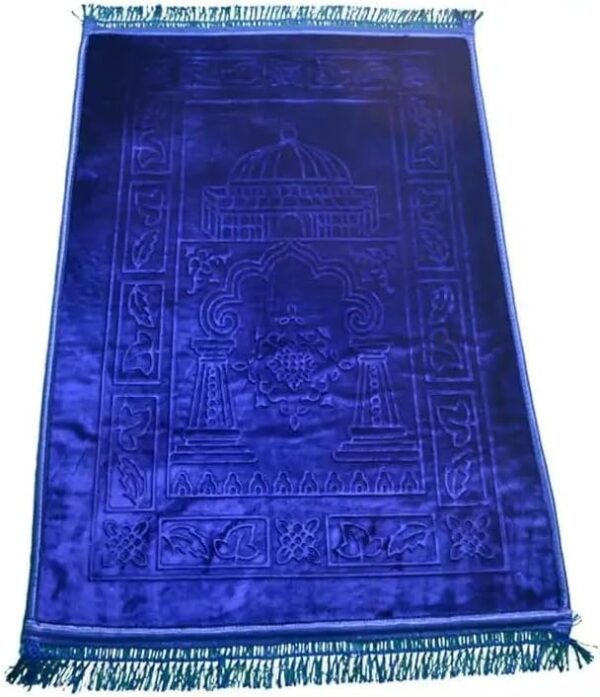 Emirates Living Muslim Prayer Rug, Traditional Style, Large, Thick, and Padded Mat, 99 Prayer Beads and a Cap Included for Men, Women and Kids(NM-30033-P) - Image 3