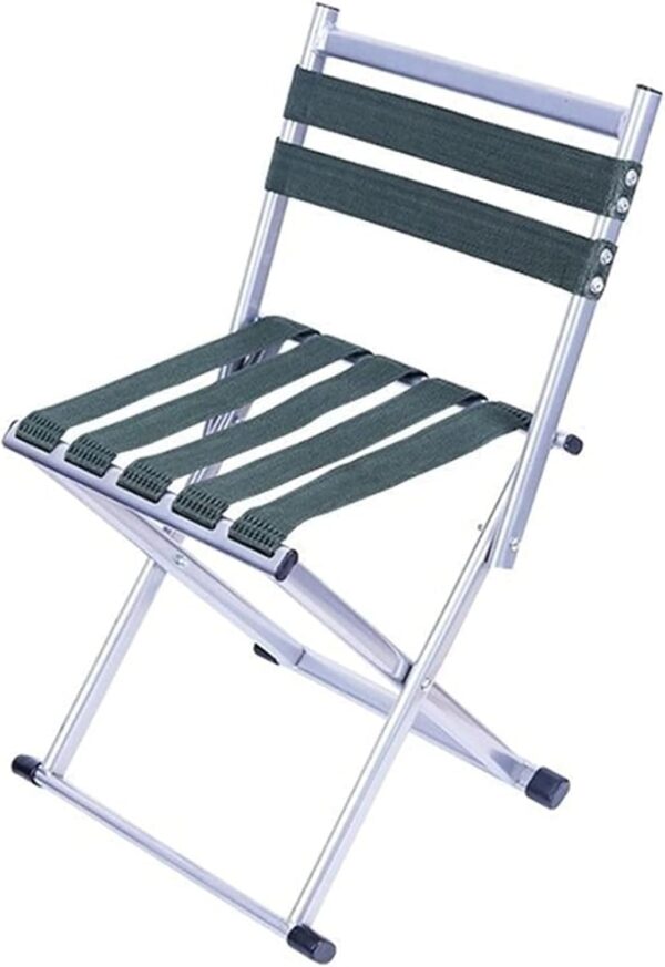 EMIRATES LIVING Camping Chairs Thick Backrest Folding Chair for Adults Outdoor Chair Fishing Stool Small Bench Fishing Chair Comfortable for the Beach