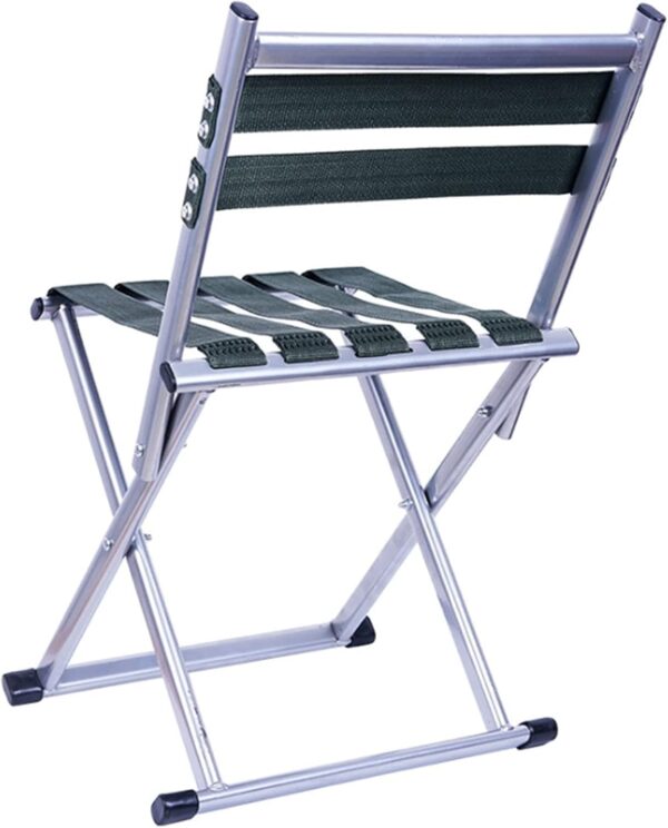EMIRATES LIVING Camping Chairs Thick Backrest Folding Chair for Adults Outdoor Chair Fishing Stool Small Bench Fishing Chair Comfortable for the Beach - Image 6