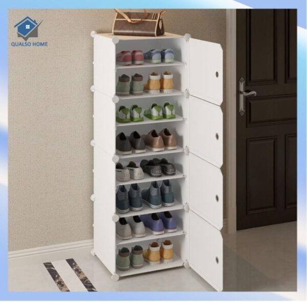 EMIRATES LIVING Portable Shoe Cabinet for Entryway and Closet, (NW-31312) Cubes,Convertible Design, Free-Standing Organizer, Strong, Stylish, and Lightweight, Shoe Shelf for Storage - Image 2