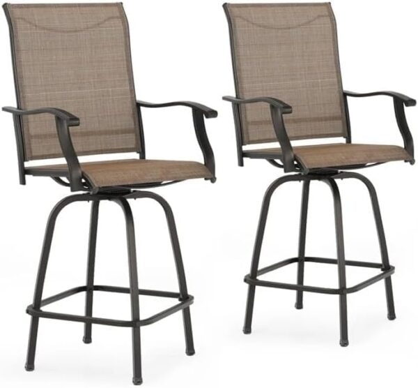 Emirates Living 3-Piece Outdoor Bistro Set with Metal Frame, Includes Patio Table and 2 Chairs – Perfect for Garden, Balcony, or Patio Dining and Relaxing - Image 5
