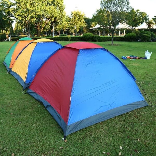 Emirates Living Camping Tent 2-4 Person, Family Pop Up Tents Dome Instant Tent Waterproof Portable Cabin Tent Sun Shade Shelter Automatic Set Up Lightweight Beach Tent - Image 2