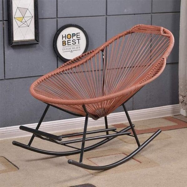 Emirates Living Garden Furniture Outdoor Deck Chair Interior Furniture Rocking Chair Cozy Porch Chair - Image 2