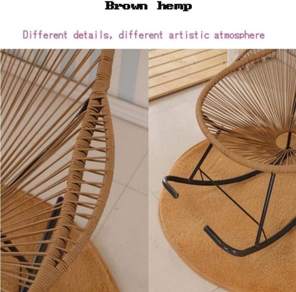 Emirates Living Garden Furniture Outdoor Deck Chair Interior Furniture Rocking Chair Cozy Porch Chair - Image 3