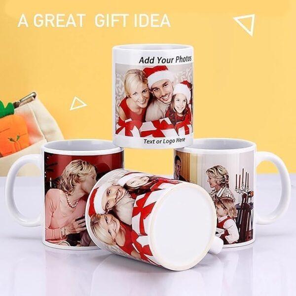 Emirates Living Ceramic Sublimation Mugs Set of 6, 12 oz Coffee Mugs, Ceramic Coffee Cups Mugs with Handle, Perfect for Cappuccino,Tea,Latte,Espresso,Hot Beverage,Wine - Image 4