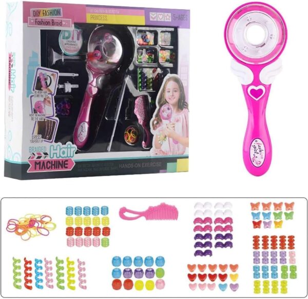 Emirates Living Automatic Hair Braiding Kit Tool, Hair Braider Styling Tool Automatic Hair Braider Machine, DIY Hairstyle Electric Hair Twister for Kids Girls - Image 7