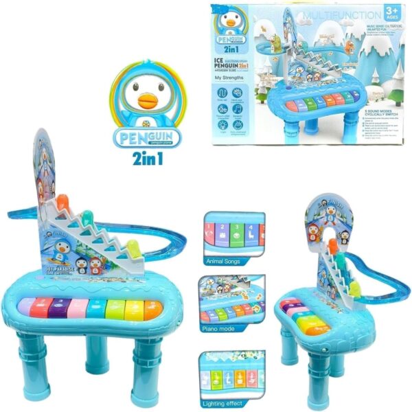 Emirates Living Piano Keyboard Toy for Kids, Multifunctional Electronic Piano Toy, Preschool Learning Educational Instruments Toy Gifts for Kids Boys Girls 3+ - Image 2
