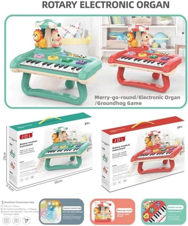 Emirates Living Piano Keyboard Toy for Kids, Multifunctional Electronic, Toddler Keyboard for Girls & Boys Gift - Image 3