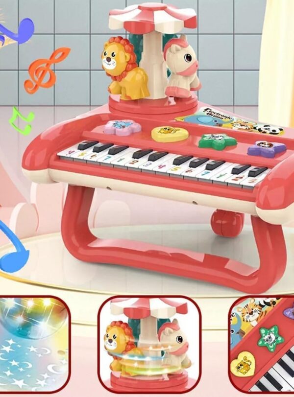Emirates Living Piano Keyboard Toy for Kids, Multifunctional Electronic, Toddler Keyboard for Girls & Boys Gift - Image 4