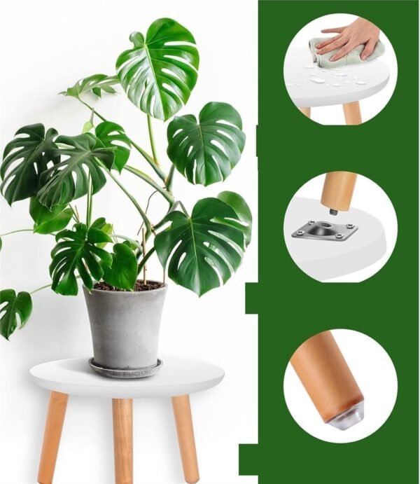 Emirates Living Indoor Plant Stand – Rotatable & Removable Flower Pot Holder for Living Room & Balcony | Stylish Floor-Standing Metal Frame for Home & Garden Decor - Image 3