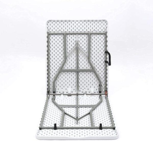 EMIRATES LIVING 1.8M 6Ft Foldable Lightweight Table, Durable Outdoor And Indoor Portable Table, Colour White - Image 5