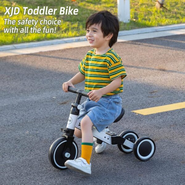 EMIRATES LIVING 3 In 1 Kids Tricycles For 1.5-4 Years Old Kids Trike 3 Wheel Bike Boys Girls 3 Wheels Toddler Tricycles (RED) - Image 6