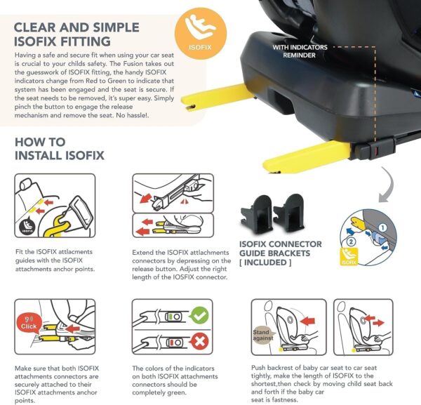 EMIRATES LIVING Ultimate Baby Car Seat for Safety & Comfort – Adjustable, Lightweight, Easy Installation, 5-Point Harness, Side Impact Protection, and Washable Cover for Newborns & Toddlers (BLUE) - Image 9