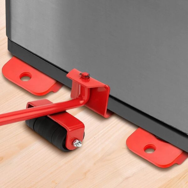 Emirates Living Furniture Lifter with 4 Pack Moving Sliders, Heavy Duty Transport Shifter Saving Crowbar Hand Tool Set for Sofas, Desks, and Refrigerators - Image 2