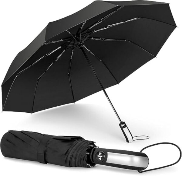Emirates Living Umbrella for Summer and Sun Protection, Windproof Folding Travel Umbrella Suitable for Sunny and Rainy Weather, Portable Stylish Sun - Image 7