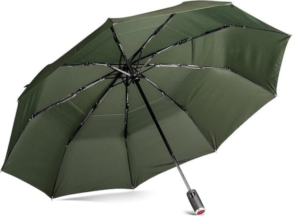 Emirates Living Umbrella for Summer and Sun Protection, Windproof Folding Travel Umbrella Suitable for Sunny and Rainy Weather, Portable Stylish Sun
