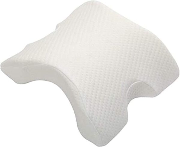 Emirates Living Ushaped Curved Memory Foam Sleeping Neck Pillow, White