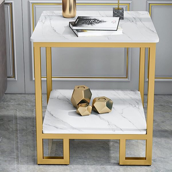 Emirates Living Engineered Wood 2 Tier Coffee Table for Living Room Tea Table Centre Table Nesting Table End Table Bedside Table Side Table for Living Room Bedroom Office