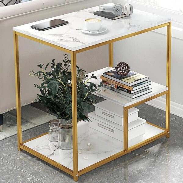 Emirates Living Engineered Wood 3 Tier Coffee Table for Living Room Tea Table Centre Table Nesting Table End Table Bedside Table Side Table for Living Room Bedroom Office