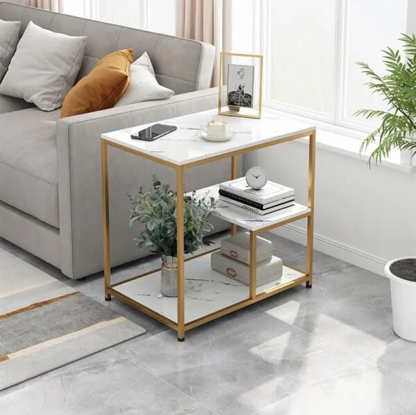 Emirates Living Engineered Wood 3 Tier Coffee Table for Living Room Tea Table Centre Table Nesting Table End Table Bedside Table Side Table for Living Room Bedroom Office - Image 3