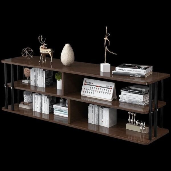 Emirates Living End Tables, Double Layer Storage Console Table Modern Simplicity TV Cabinet Multifunction Wall Console Table (BROWN)