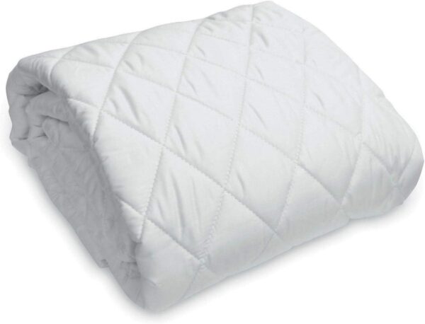 Emirates Living King Size 200X200 CM, Satin,Space Pattern, White - Matress Protectors