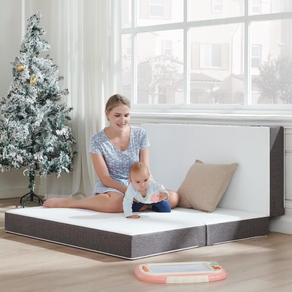 Emirates Living Folding Mattress, Tri Folding Foam Mattress with Storage Cover, Size - W 90 x L 180 x L 14 cm, Twin - Image 3