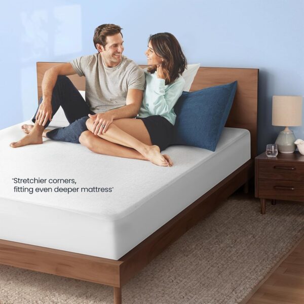 Emriates Living Water Proof Terry Mattress Protector Super King (180x210) - Image 6