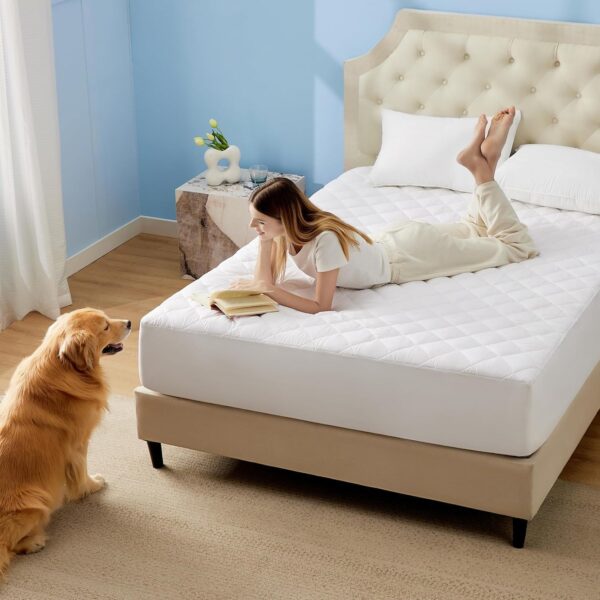 Emriates Living Premium Quilted Mattress Protector Double (160x200) - Image 4