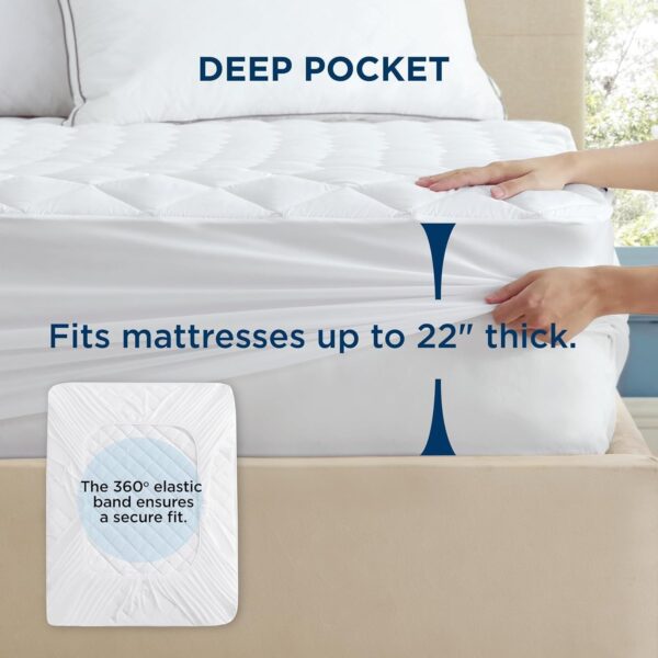 Emriates Living Premium Quilted Mattress Protector Double (160x200) - Image 7